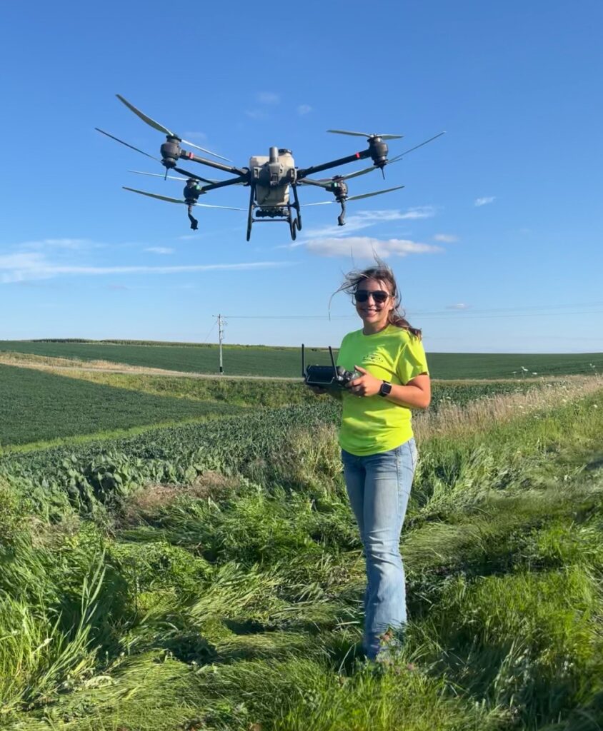 Agronomy student Molly Blum